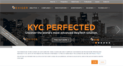 Desktop Screenshot of exiger.com